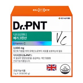 닥터피엔티 메가그린산 비타민 C 3000mg 분말스틱, 90g, 2개