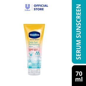 Vaseline 바세린 SPF50 데일리 선 리프레싱 선크림 Daily Sun 70ml x 2개(1세트)