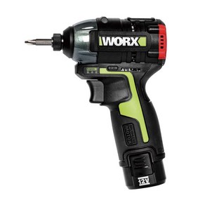 WORX 충전 임팩 드라이버 WU132 (12V/2.0AH BL), 1개