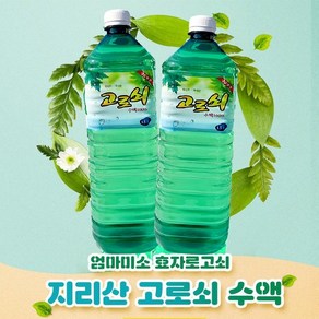 (2025년 첫물고로쇠) 산지직송 지리산 1등급 고로쇠수액 100% 고로쇠 (1.5L 아이스박스배송), 2개, 4.5L