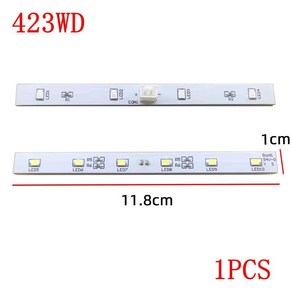 Oma TCL 월풀 Aucma 냉장고 LED 램프 라이트 스트립 디스플레이 부품 용 423WD DC12V