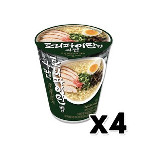 토리파이탄향 라멘 진한 닭육수 컵라면 74g x 4개