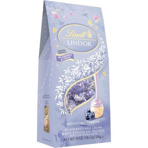 Lindt 린트 린더 이스터 블루베리 앤 크림 화이트 초콜릿 트러플, 2개, 538g