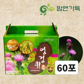 국내산 엉겅퀴즙 엉겅퀴진액(맘앤가득) 엉겅퀴차 환절기 부모님효도선물, 60개, 100ml