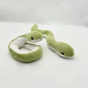 밤톨이네 2025년 을사년 작은뱀 장난감 인형 37cm, 1개, 초록색, 5cm