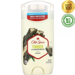 올드스파이스 데오드란트 팀버 샌들우드 알루미늄 프리 85g Deodoant Timbe Sandalwood Aluminume Fee, 1개