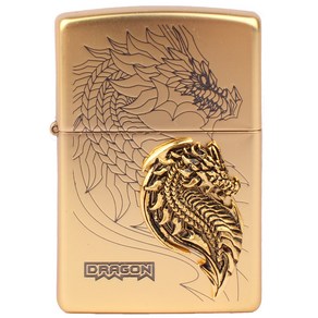 ZIPPO 지포라이터 CYBER DRAGON GD 오일포함