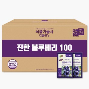 네오보감 진한 블루베리100, 80ml, 60개