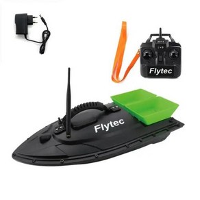 Flytec-500m 원격 제어 낚시 미끼 보트 RC 2011-5 어군 탐지기 1.5kg 어선 스피드 장난감 5.4 km/h 더블 모터, 04 Geen EU Plug, 01 CHINA