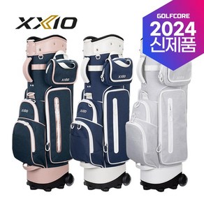 [24년신상] SUMMER BREEZE CASTER BAG 써머 브리즈 캐스터백 핸드케리어 캐디백(GGC-23095), 블루핑크