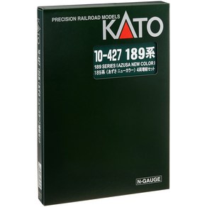 KATO N게이지 189계 아즈사 뉴 컬러 증결 4량 세트 10-427 철도 모형 전철, 1개