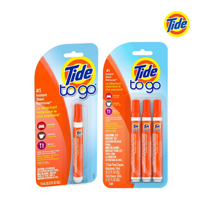 [Tide To Go] 타이드 투고 얼룩제거제 휴대용 얼룩제거 펜 3개입+1개입 Tide to Go Instant Stain Remove Pen, 4개, 10ml