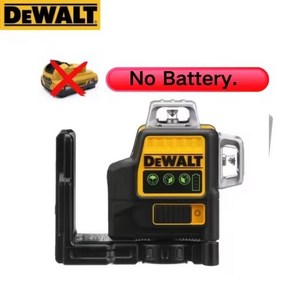 DEWALT DW089LG 레이저 레벨 녹색 광선 빔 각도 표시 장치 야외 수평 12V 리튬 배터리 라인 3x360