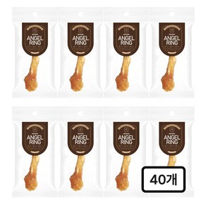 엔젤링 강아지 간식 BONE 15g, 칠면조 + 소힘줄 혼합맛, 40개