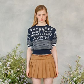 [바이탈싸인] Flowe Cop Knit (2colos)