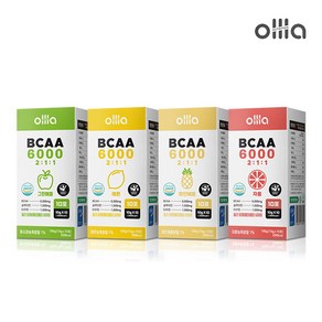 올라 BCAA 6000 스틱 필수 아미노산 스포츠 보충제, 레몬 (1박스10포), 1개, 100g