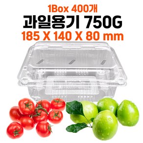 (i-700B) 어썸팩 플라스틱 과일용기 방울토마토(750g) 사과대추(500g) 포장용기