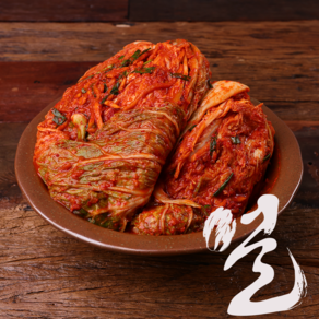 [100%국내산당일제조] 얼 전라도 배추김치 전라도식 포기김치 국산 배추 김치 얼김치, 1세트, 2kg