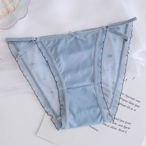 여성용 레이스팬티 노라인 얇은 소프트 컴포트 실키 망사 팬티 Women's Underpants 뉴타임즈 U073I384