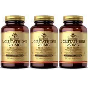 솔가 Solga Reduced L-glutathione 250mg 60캡슐, 60정, 3개