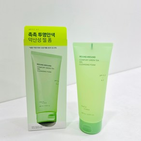 라운드어라운드 그린티 약산성 클렌징폼 클렌징 폼, 1개, 200ml