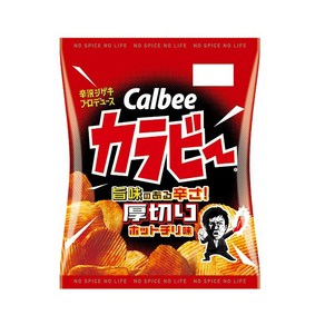 가루비 카라비 두껍게 썬 포테이토 핫 칠리 맛 55g, 1개