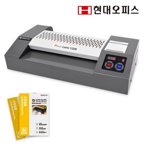 현대오피스 페이퍼프랜드 6롤러 과열방지 국산A3코팅기 PL-1226+코팅지 100매, 단품