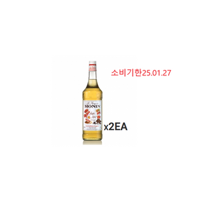 모닌 메이플 스파이스 시럽, 2개, 1L