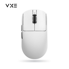 VXE R1 PRO 잠자리 마우스 초경량 무선 게이밍 PAW3395 SE, 화이트