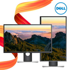 DELL P2417H 24인치 FHD IPS 광시야각 피벗 모니터 HDMI DP D-SUB 지원 중고, 60.45cm