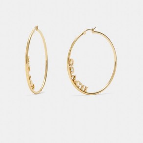 코치 Coach 코치 미디움 후프 이어링Coach Medium Hoop Earrings(C9111-001)