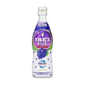 아사히 희석타입 칼피스 그레이프 포도맛 원액 시럽 470ml, 1개