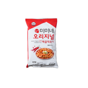 미미네 오리지널 매콤떡볶이 4봉, 570g, 4개