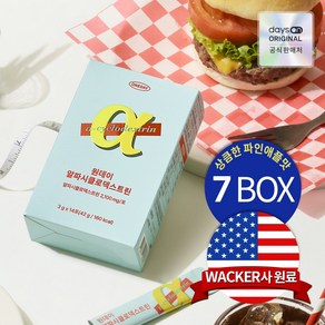 데이즈온 알파CD 원데이 시클로덱스트린 파인애플맛 7박스, 42g