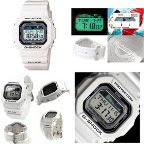 G-SHOCK G-Lide 20ATM 방수 디지털 조수 그래프 스포츠 플라스틱 벨트 시계 남성 유니섹스 (GLX-5600-1JF GLX-5600-7JF) (GLX-5600-7JF(