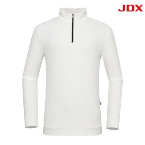 [JDX] 남성 테리 JQD 반집업 하이넥 티셔츠(X1TLU4403WH)