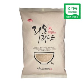 [산지직송] 유기농 백미 쌀, 4kg, 1개
