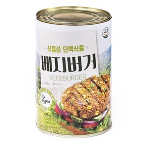 고기 대용식 식물성단백질 베지테리언 삼육 베지버거(캔) 425g x 3캔, 3개