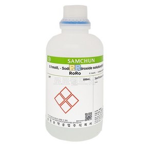 묽은 수산화나트륨용액 0.1mol (S0598) 500ml 시약 화공약품/과학 실험 키트 교구 도구 만들기