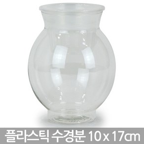 인테리어 플라스틱 화분 12x15cm - 수경화분 플분 거실화분 인테리어 책상화분 유리화분 수경분 사무실화분 아이방화분 매장화분