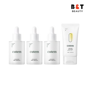 큐템 세라밤 퍼스트 앰플 50ml x3 + 마일드 징크 선크림 50ml, 1개