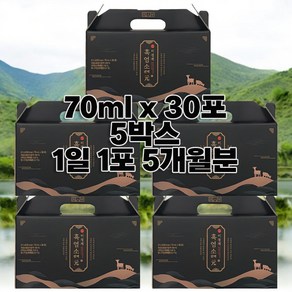 이경제 흑염소 진액 엑기스 5개월분, 150개, 70ml