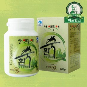 산애들애 강화도 사자발 쑥 마늘 환 100g, 100g 1통, 1개