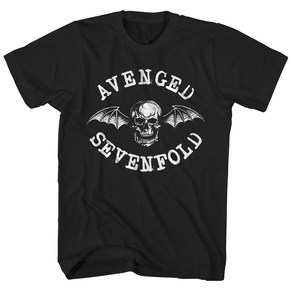 ROCKPANDA Avenged Sevenfold 반팔티 Deathbat Logo