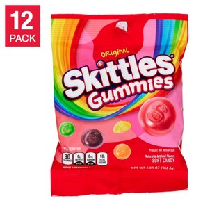 Skittles Gummies Oiginal 오리지널 164g 12개