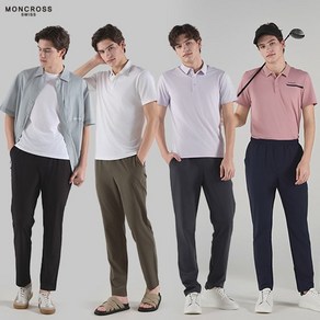[쇼핑엔티] 25SS 몽크로스 남성 기능성 냉감 팬츠 4종, 105