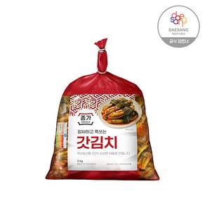 종가집 돌산 갓김치 3KG, 1개