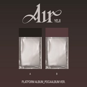 [ITZY] 있지 예지 YEJI Ai / PLATFORM ALBUM_POCAALBUM Ve. / 랜덤1종 /아웃패키지2종+박스패키지2종+QR카드+포토카드7종+포토카드+사용설명서