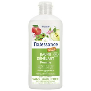 Natessance 나떼쌍스 유아 애플 디탱글링 헤어 밤 250ml, 1개