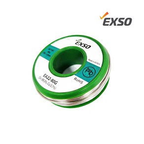 엑소 EXSO 무연납 실납 1.0mm EA22 80g 납땜 공구, 100g, 1개